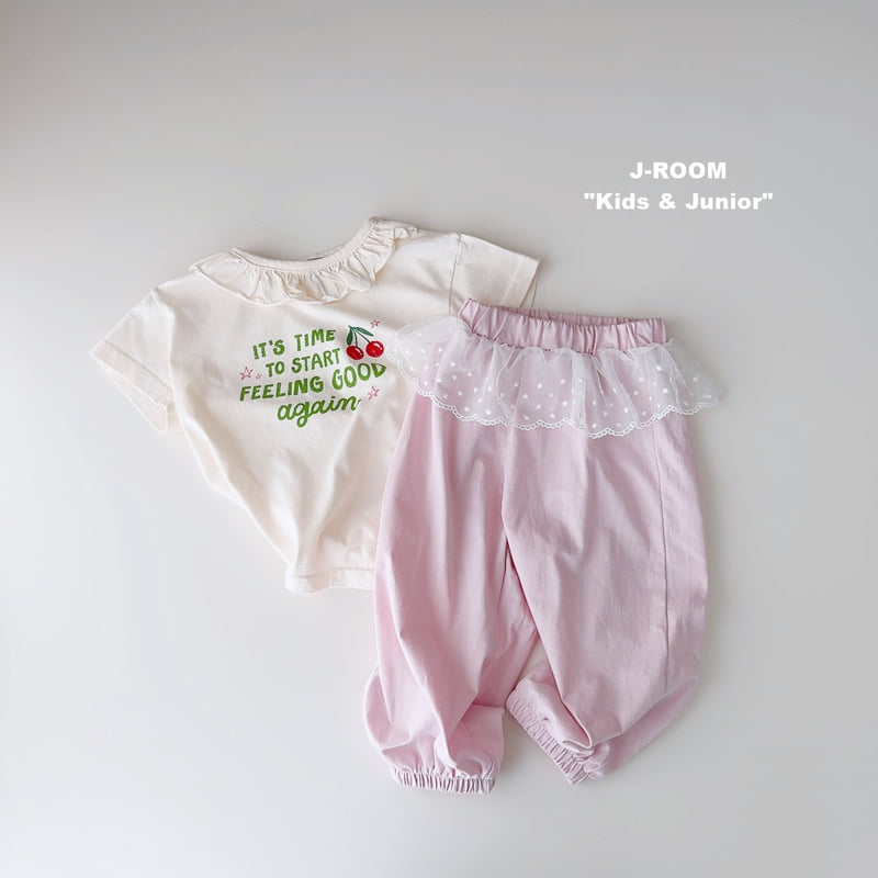 J-Room - Korean Children Fashion - #Kfashion4kids - Cherry Frill Tee - 9