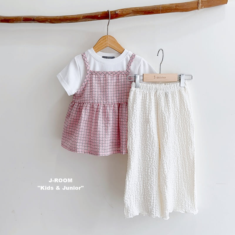 J-Room - Korean Children Fashion - #Kfashion4kids - Check Bustier - 8