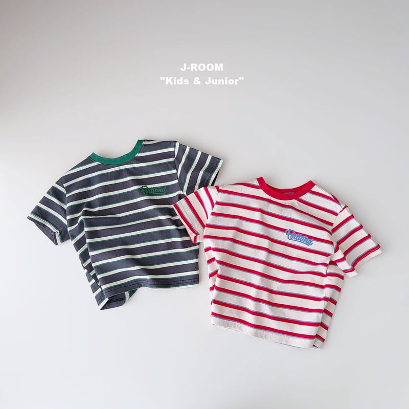 J-Room - Korean Children Fashion - #childofig - Portland Stripe Tee