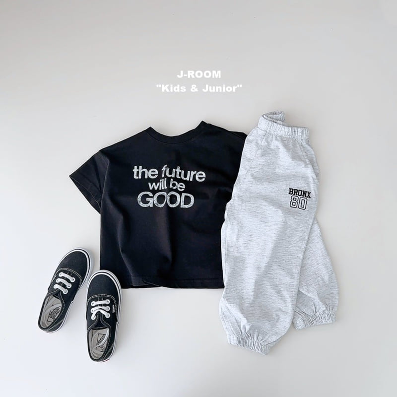 J-Room - Korean Children Fashion - #childofig - Bronze Embroidery Jogger Pants - 10