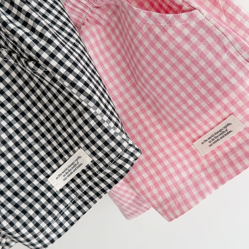 J-Room - Korean Children Fashion - #childofig - Daily Check Shorts - 4