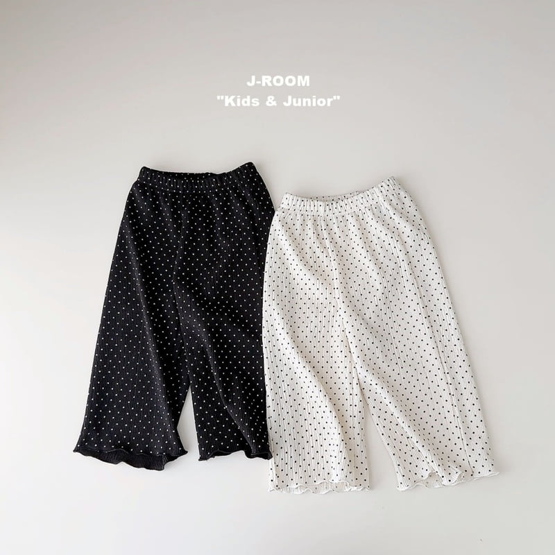 J-Room - Korean Children Fashion - #childofig - Dot Pleats Wide Pants