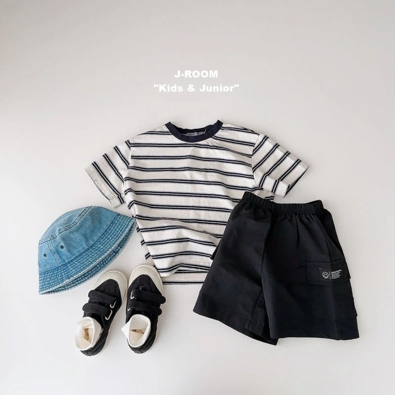 J-Room - Korean Children Fashion - #childrensboutique - Marine Stripe Tee - 9