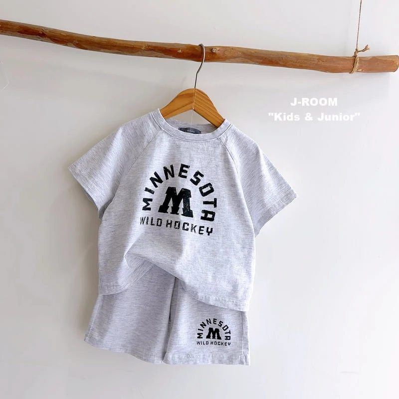 J-Room - Korean Children Fashion - #childrensboutique - Minnesota Print Set - 3