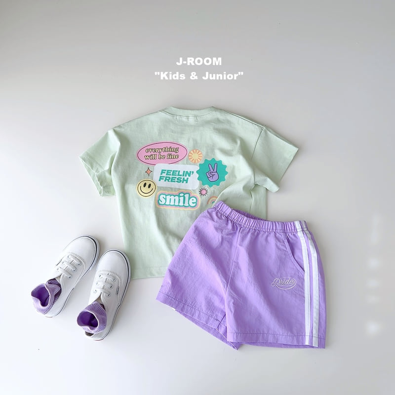 J-Room - Korean Children Fashion - #childrensboutique - Fresh Front Back Print Tee - 12