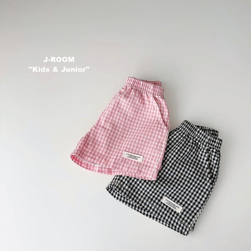 J-Room - Korean Children Fashion - #designkidswear - Daily Check Shorts - 6