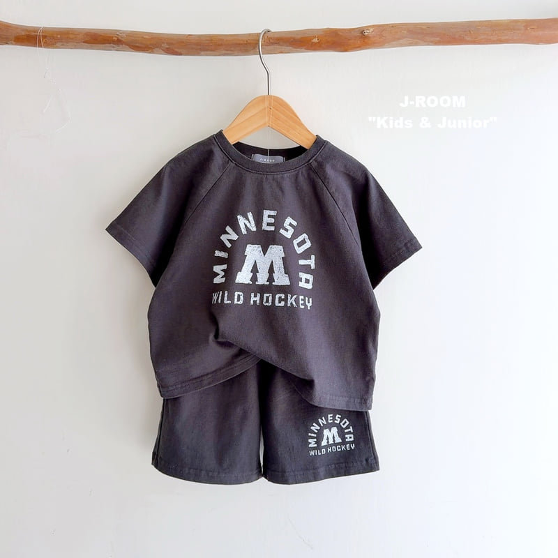J-Room - Korean Children Fashion - #childrensboutique - Minnesota Print Set - 4