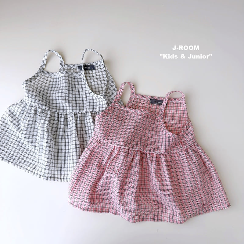 J-Room - Korean Children Fashion - #designkidswear - Check Bustier - 2