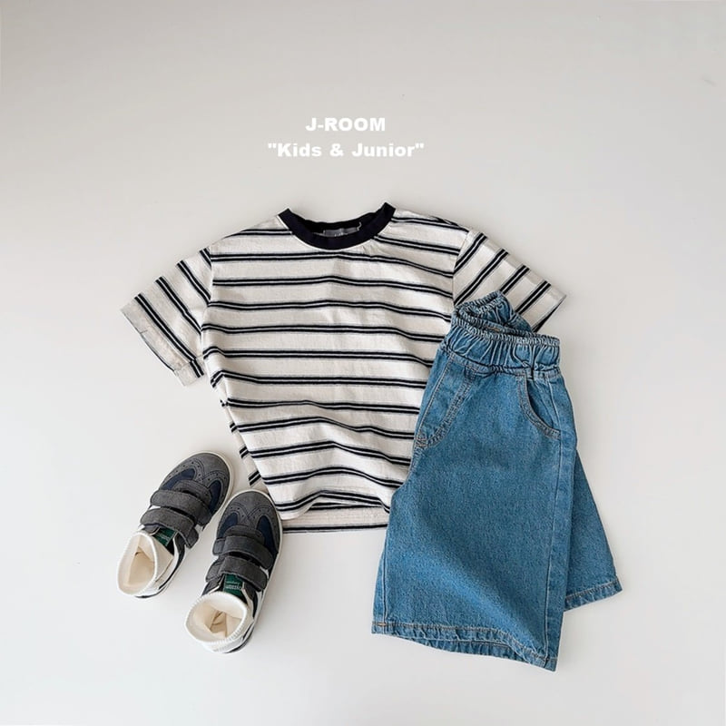 J-Room - Korean Children Fashion - #discoveringself - Marine Stripe Tee - 11