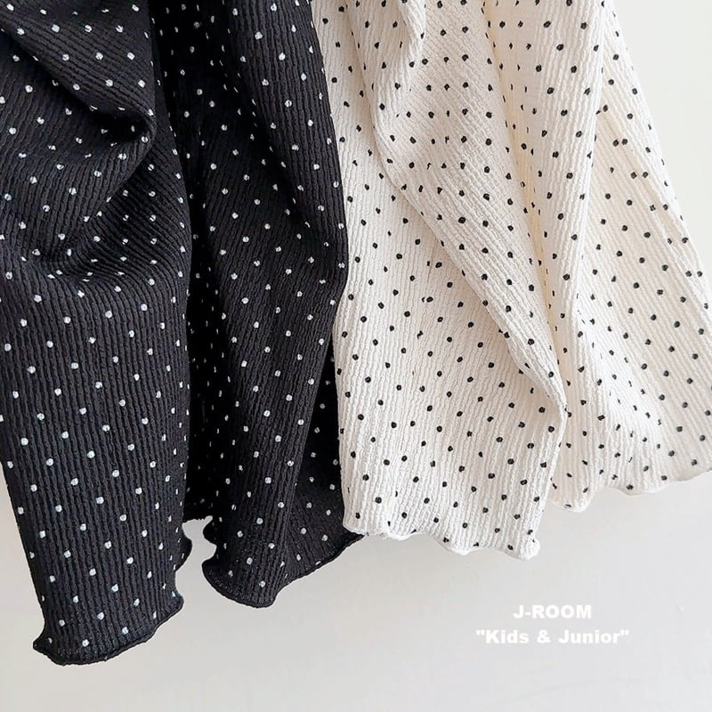 J-Room - Korean Children Fashion - #designkidswear - Dot Pleats Wide Pants - 4