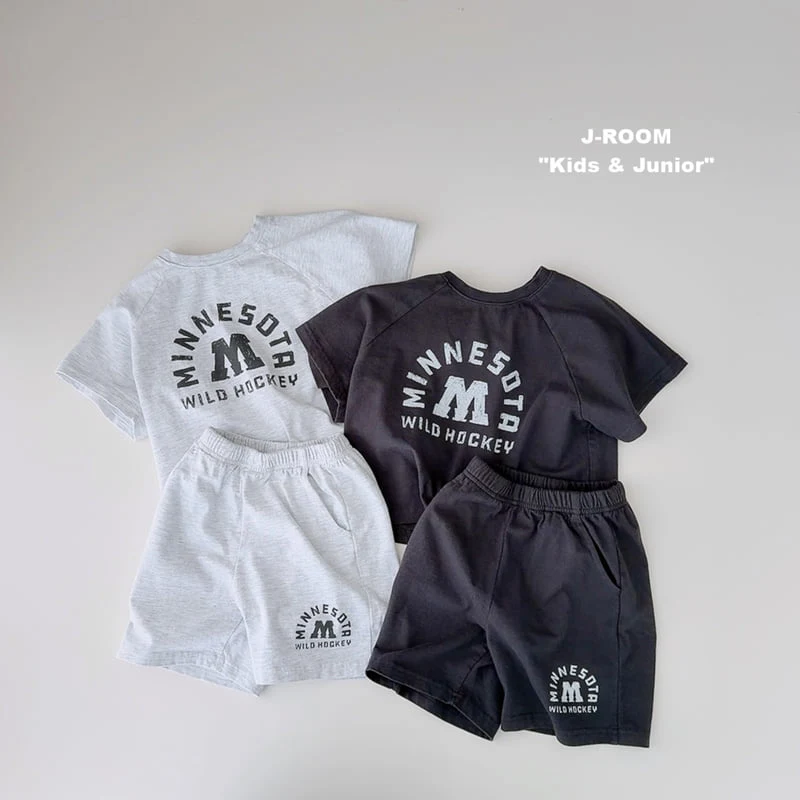 J-Room - Korean Children Fashion - #discoveringself - Minnesota Print Set - 5