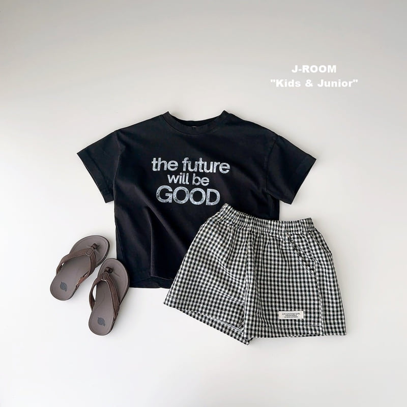 J-Room - Korean Children Fashion - #kidsshorts - Daily Check Shorts - 9