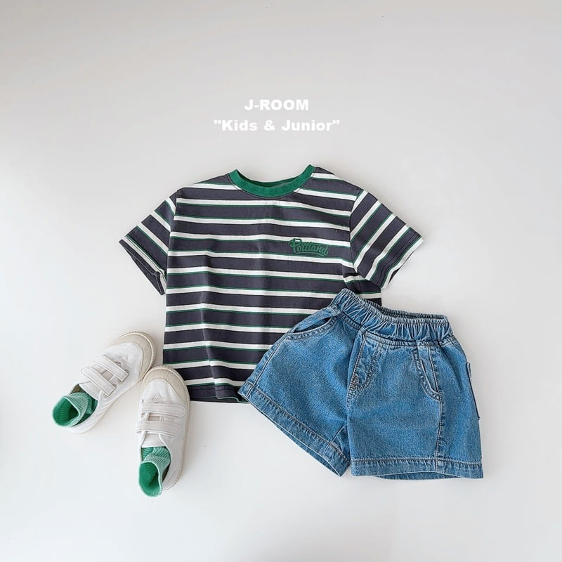 J-Room - Korean Children Fashion - #kidsstore - Portland Stripe Tee - 7
