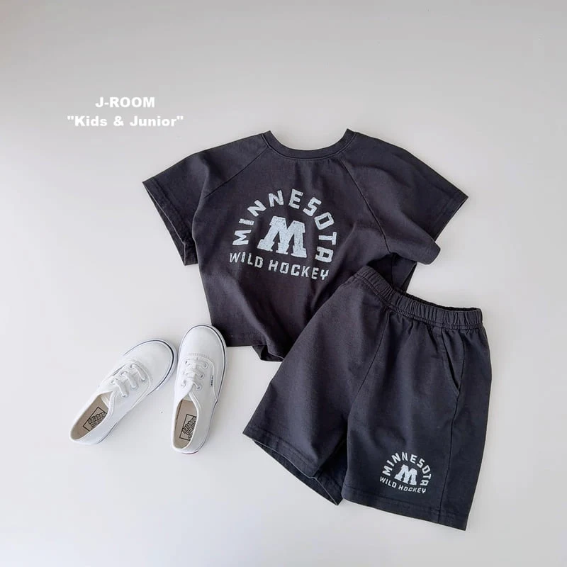 J-Room - Korean Children Fashion - #kidsstore - Minnesota Print Set - 8