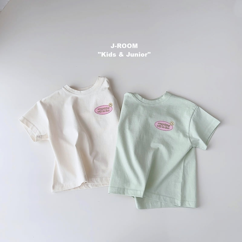 J-Room - Korean Children Fashion - #kidsstore - Fresh Front Back Print Tee - 3