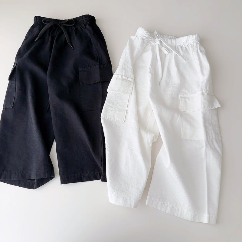J-Room - Korean Children Fashion - #kidzfashiontrend - Cooling Wide Cargo Pants - 6