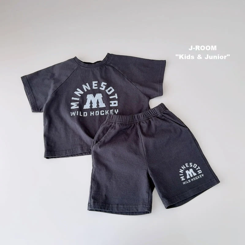 J-Room - Korean Children Fashion - #kidzfashiontrend - Minnesota Print Set - 9