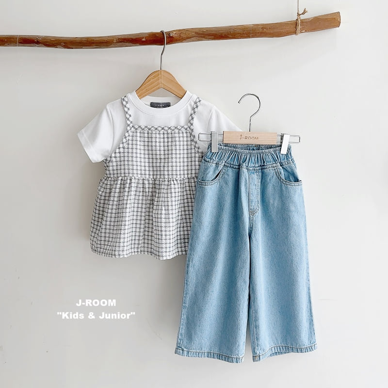 J-Room - Korean Children Fashion - #kidzfashiontrend - Check Bustier - 7