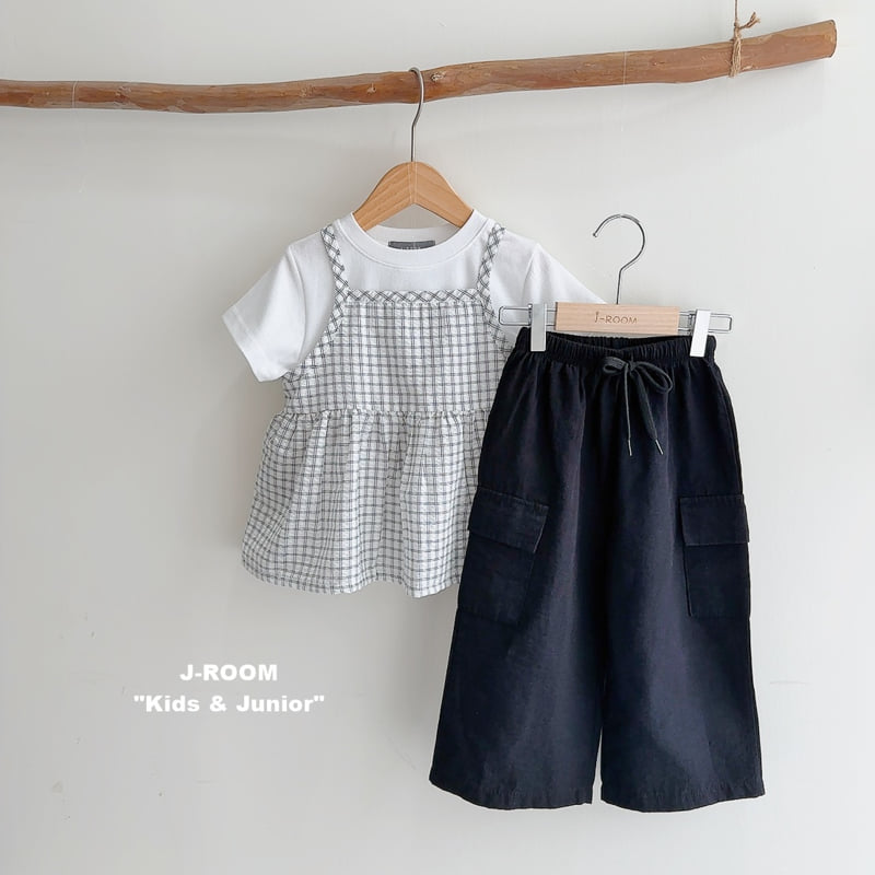 J-Room - Korean Children Fashion - #littlefashionista - Check Bustier - 9
