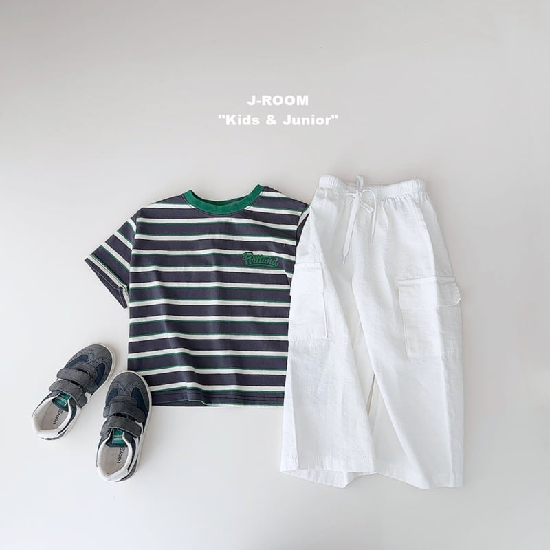 J-Room - Korean Children Fashion - #magicofchildhood - Portland Stripe Tee - 11