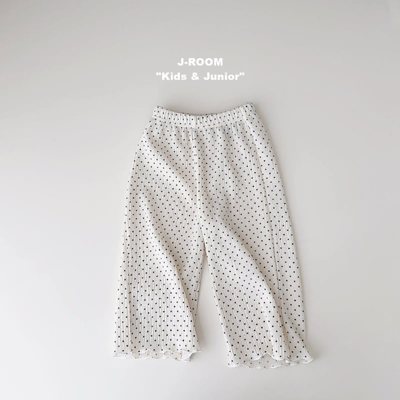 J-Room - Korean Children Fashion - #magicofchildhood - Dot Pleats Wide Pants - 11