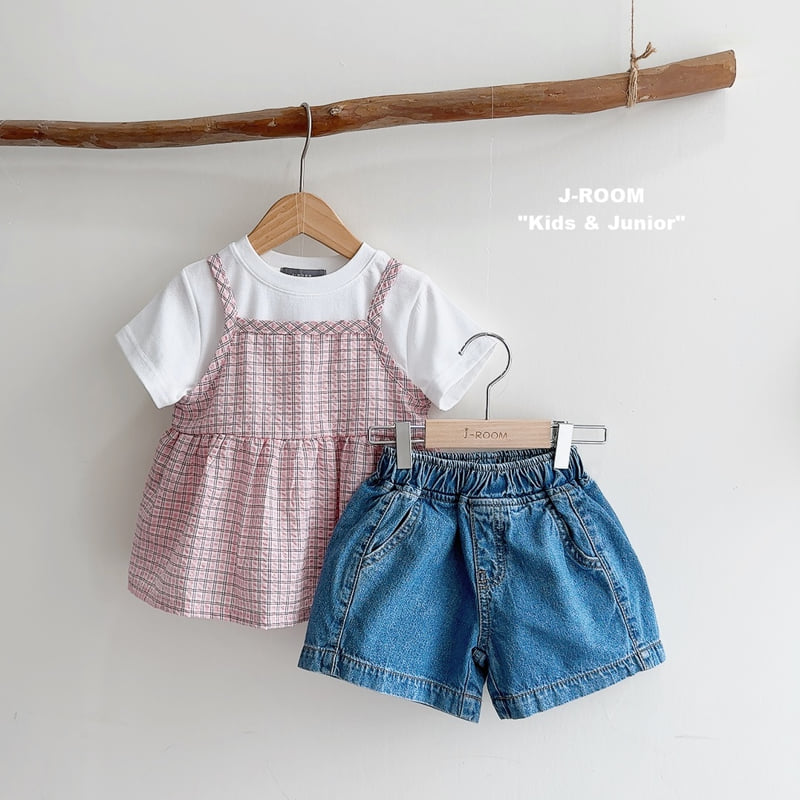 J-Room - Korean Children Fashion - #magicofchildhood - Check Bustier - 10