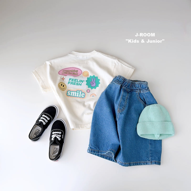 J-Room - Korean Children Fashion - #magicofchildhood - Fresh Front Back Print Tee - 7