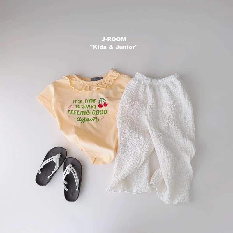 J-Room - Korean Children Fashion - #minifashionista - Cherry Frill Tee - 12