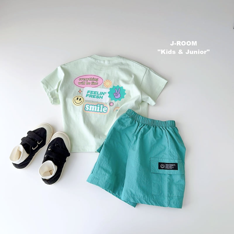 J-Room - Korean Children Fashion - #minifashionista - Fresh Front Back Print Tee - 8