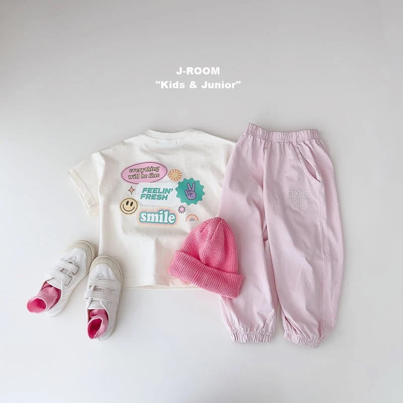 J-Room - Korean Children Fashion - #prettylittlegirls - Fresh Front Back Print Tee - 9