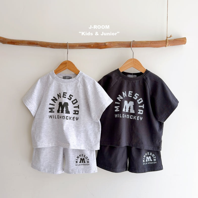 J-Room - Korean Children Fashion - #stylishchildhood - Minnesota Print Set