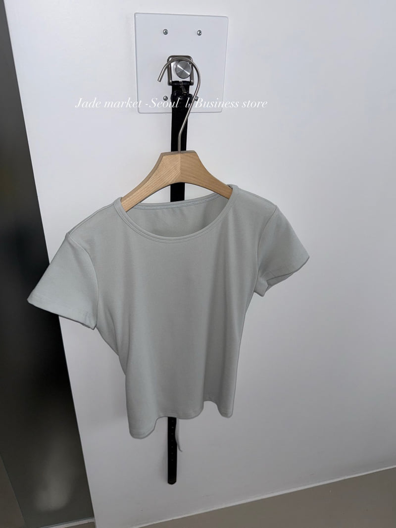 Jade Market - Korean Women Fashion - #womensfashion - Belt Slit Tee - 4