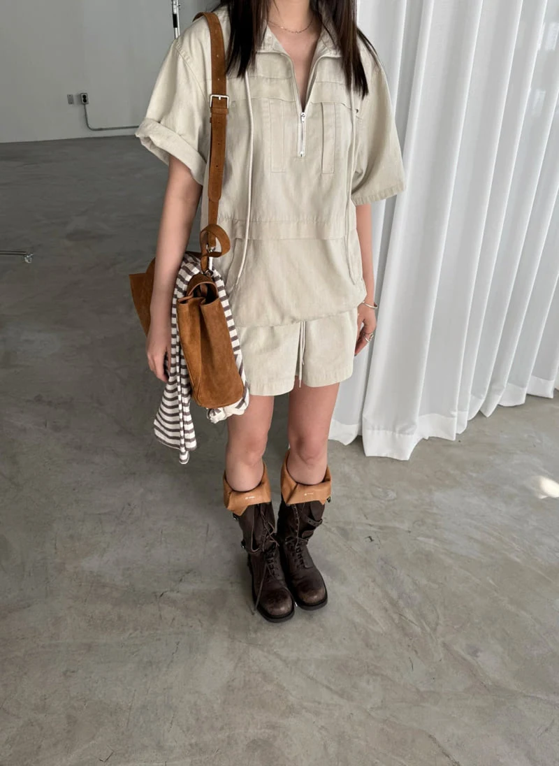 Jade Market - Korean Women Fashion - #womensfashion - Easy Washed Top - 4