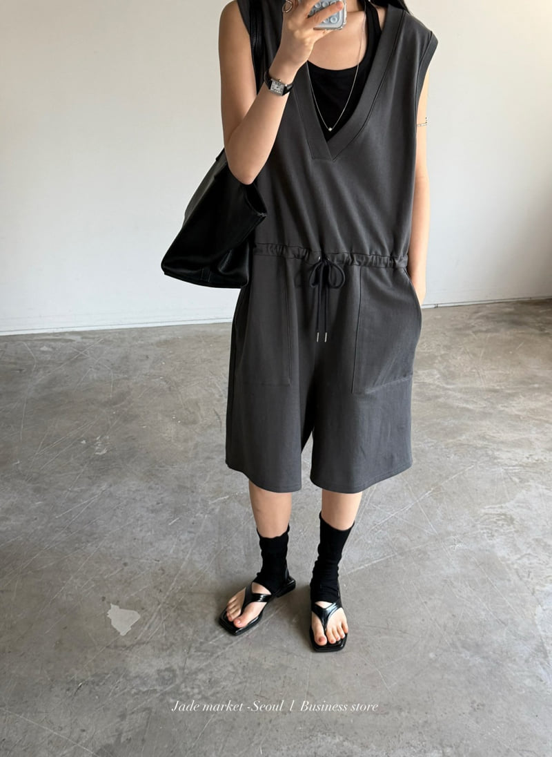 Jade Market - Korean Women Fashion - #momslook - Nut Jumpsuit - 11