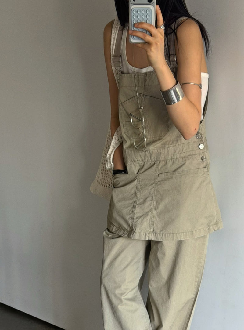 Jade Market - Korean Women Fashion - #womensfashion - Layered Suspender Top - 4