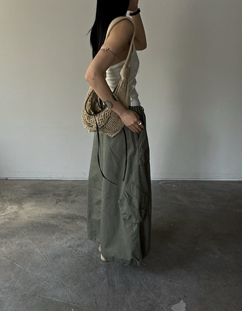 Jade Market - Korean Women Fashion - #womensfashion - Pocket Long Skirt - 4