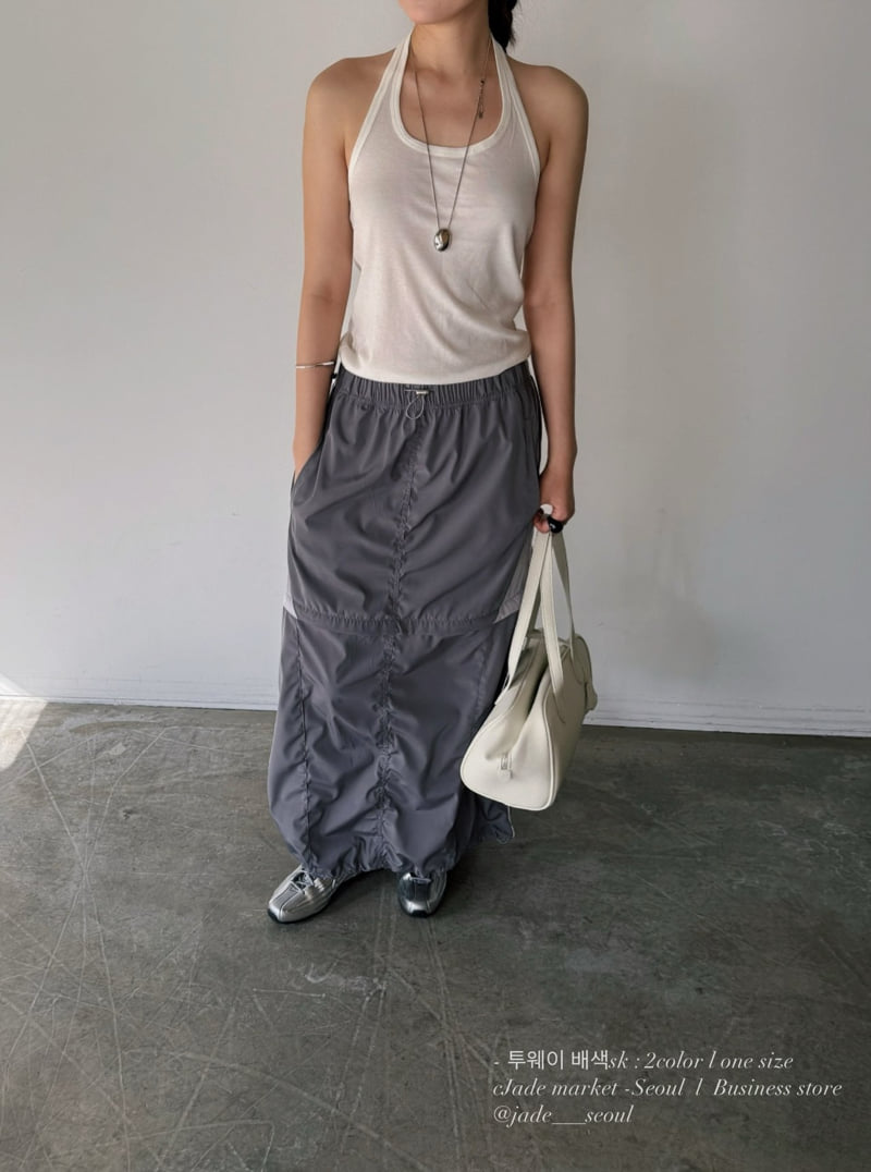 Jade Market - Korean Women Fashion - #momslook - Two-Way Skirt - 2