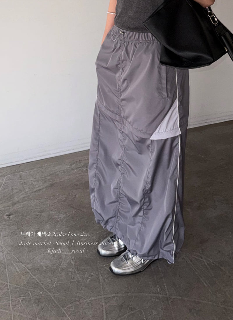 Jade Market - Korean Women Fashion - #momslook - Two-Way Skirt - 3