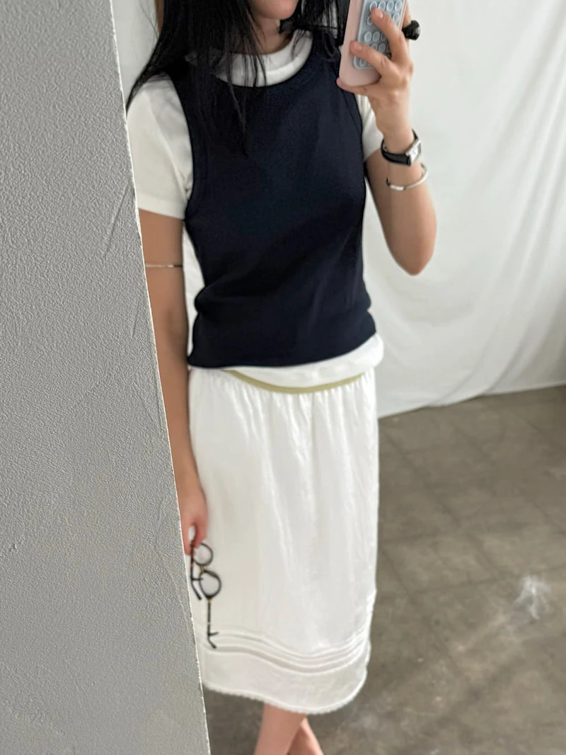 Jade Market - Korean Women Fashion - #momslook - Line Top - 7