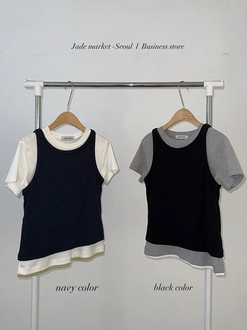 Jade Market - Korean Women Fashion - #romanticstyle - Line Top - 3