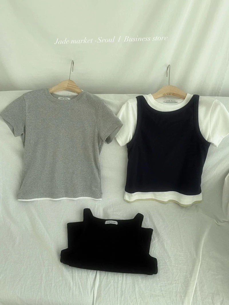 Jade Market - Korean Women Fashion - #romanticstyle - Line Top - 4
