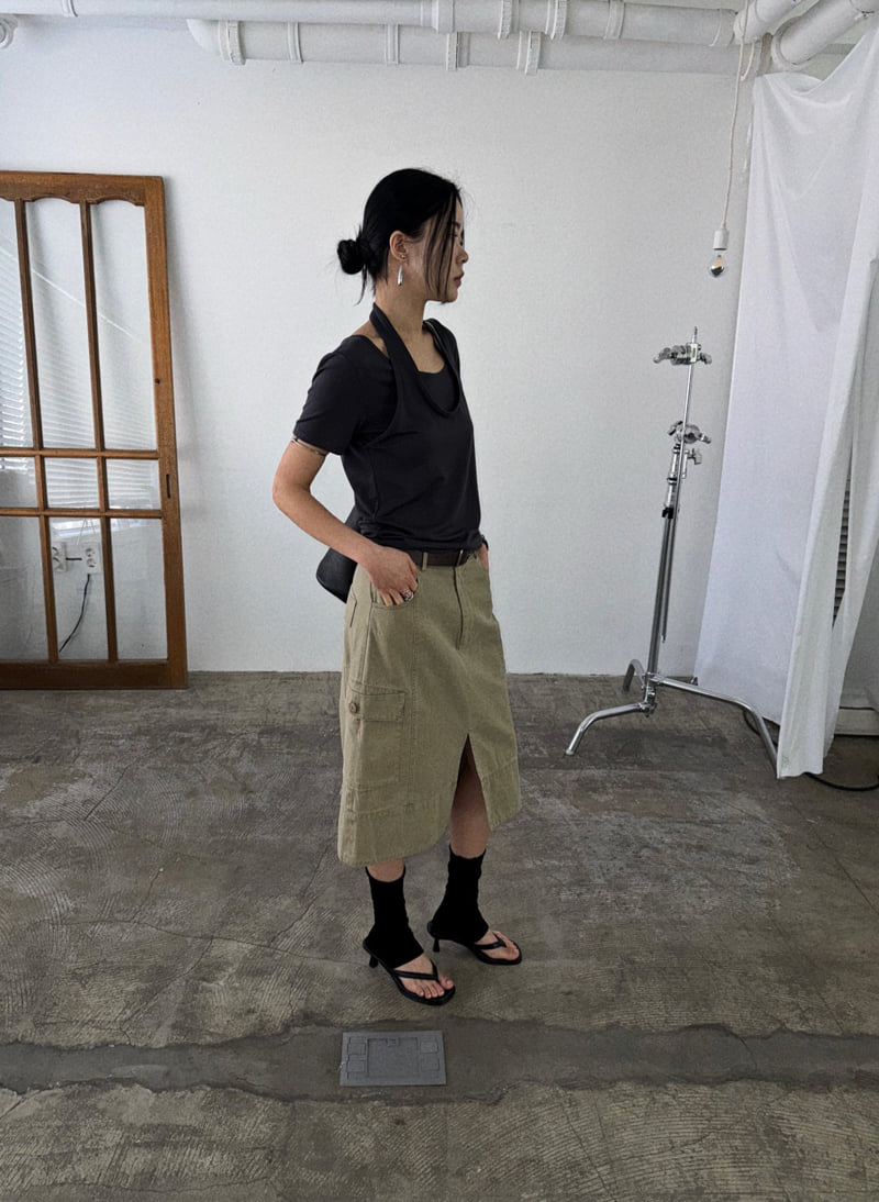 Jade Market - Korean Women Fashion - #thatsdarling - Sleeveless Halter Top - 9