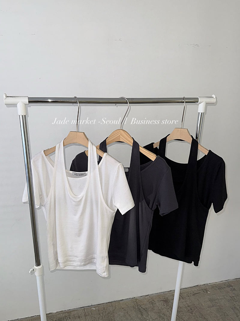 Jade Market - Korean Women Fashion - #thelittlethings - Sleeveless Halter Top - 10