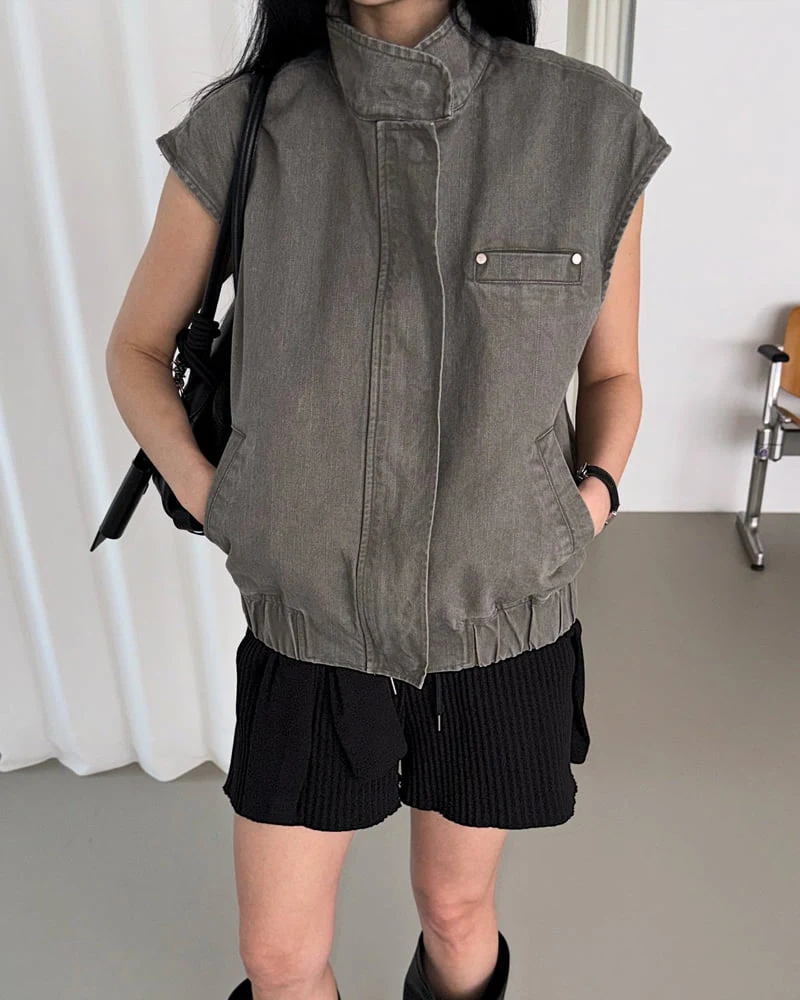 Jade Market - Korean Women Fashion - #womensfashion - Signature Vest - 10