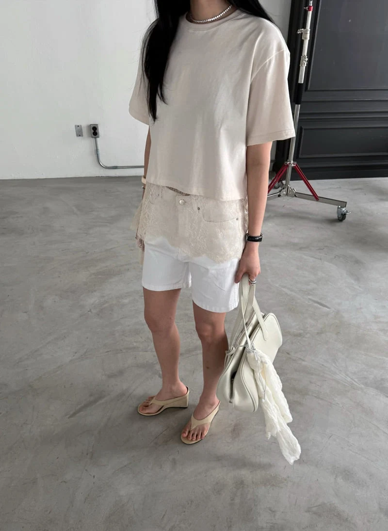Jade Market - Korean Women Fashion - #womensfashion - Noir Lace Tee - 11
