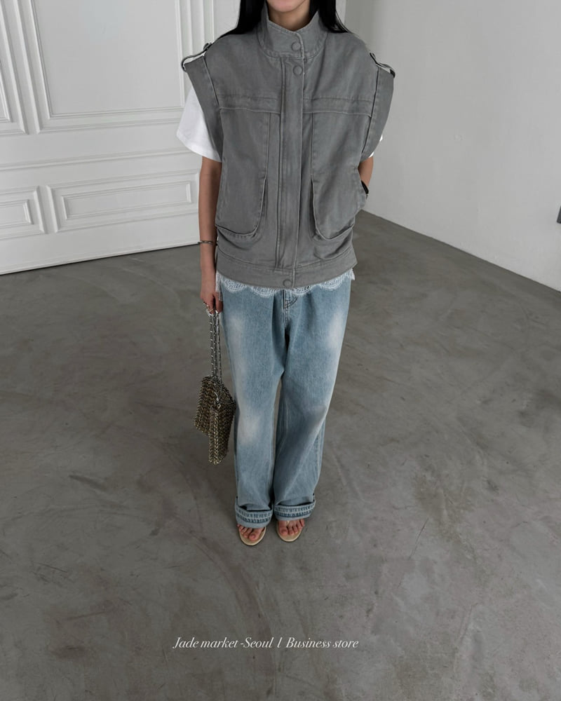 Jade Market - Korean Women Fashion - #womensfashion - Mood Buckle Vest - 9