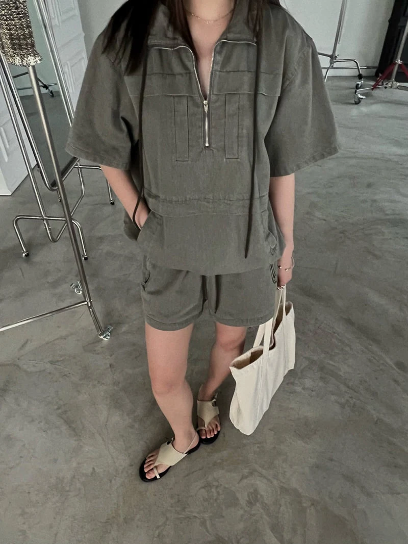 Jade Market - Korean Women Fashion - #womensfashion - Easy Washed Top - 11
