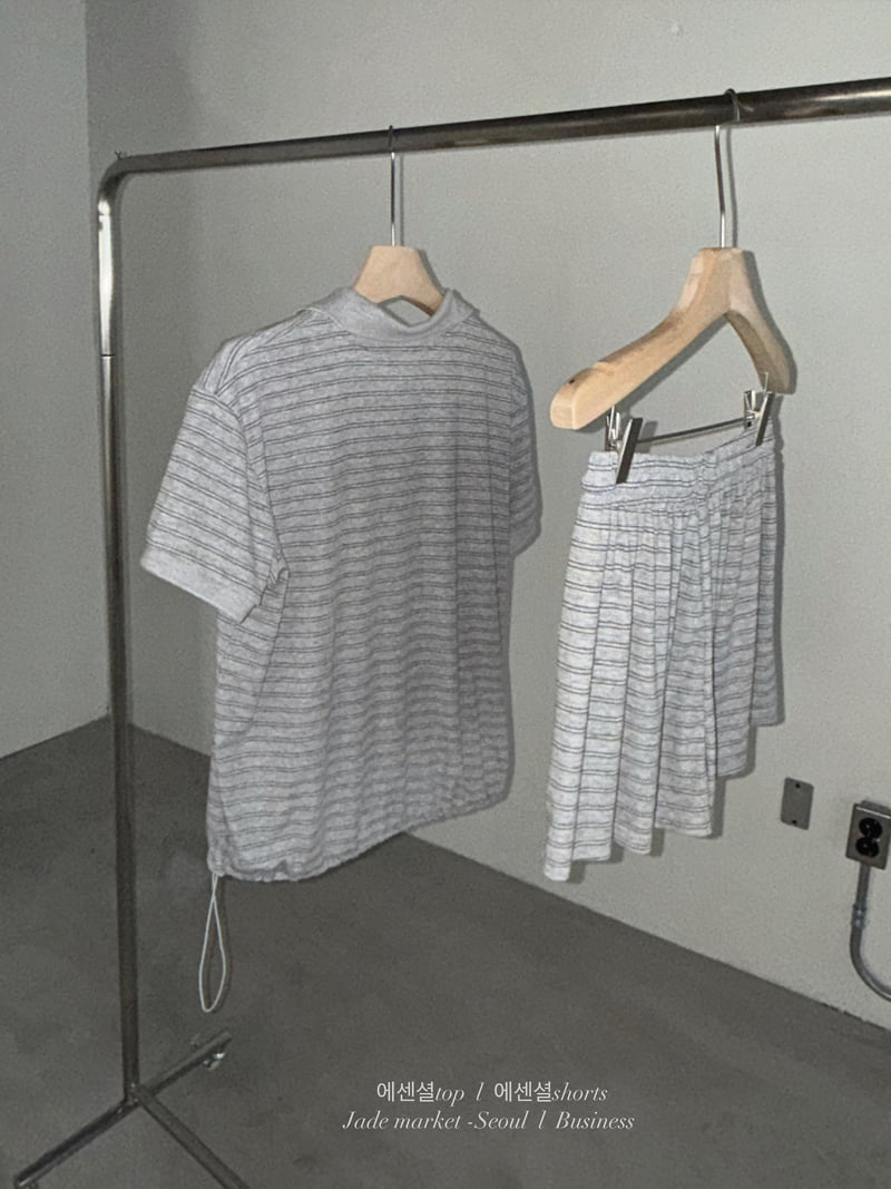 Jade Market - Korean Women Fashion - #womensfashion - Essential Collar Tee - 9