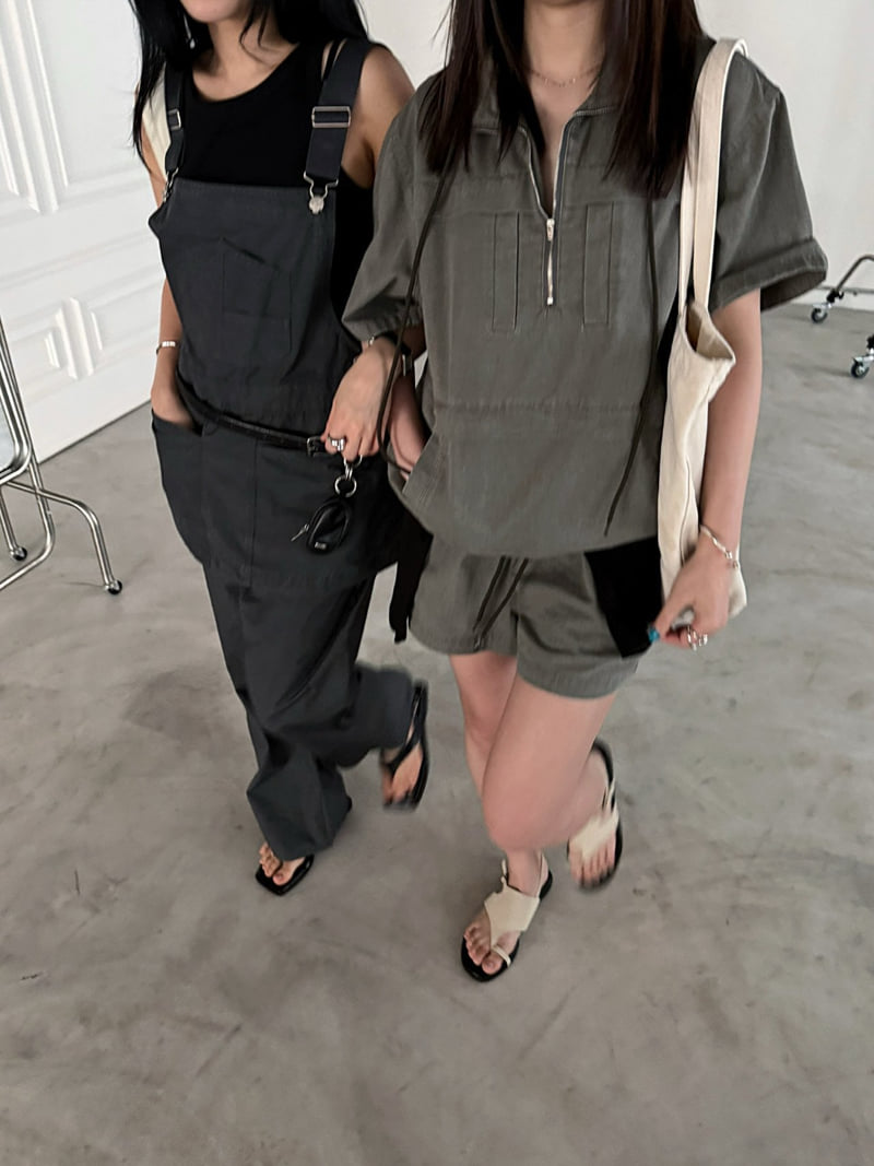 Jade Market - Korean Women Fashion - #womensfashion - Layered Suspender Top - 11