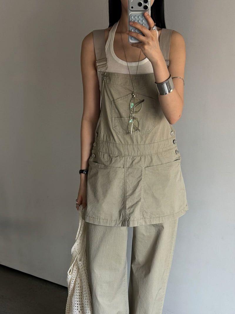 Jade Market - Korean Women Fashion - #womensfashion - Layered Suspender Top - 3